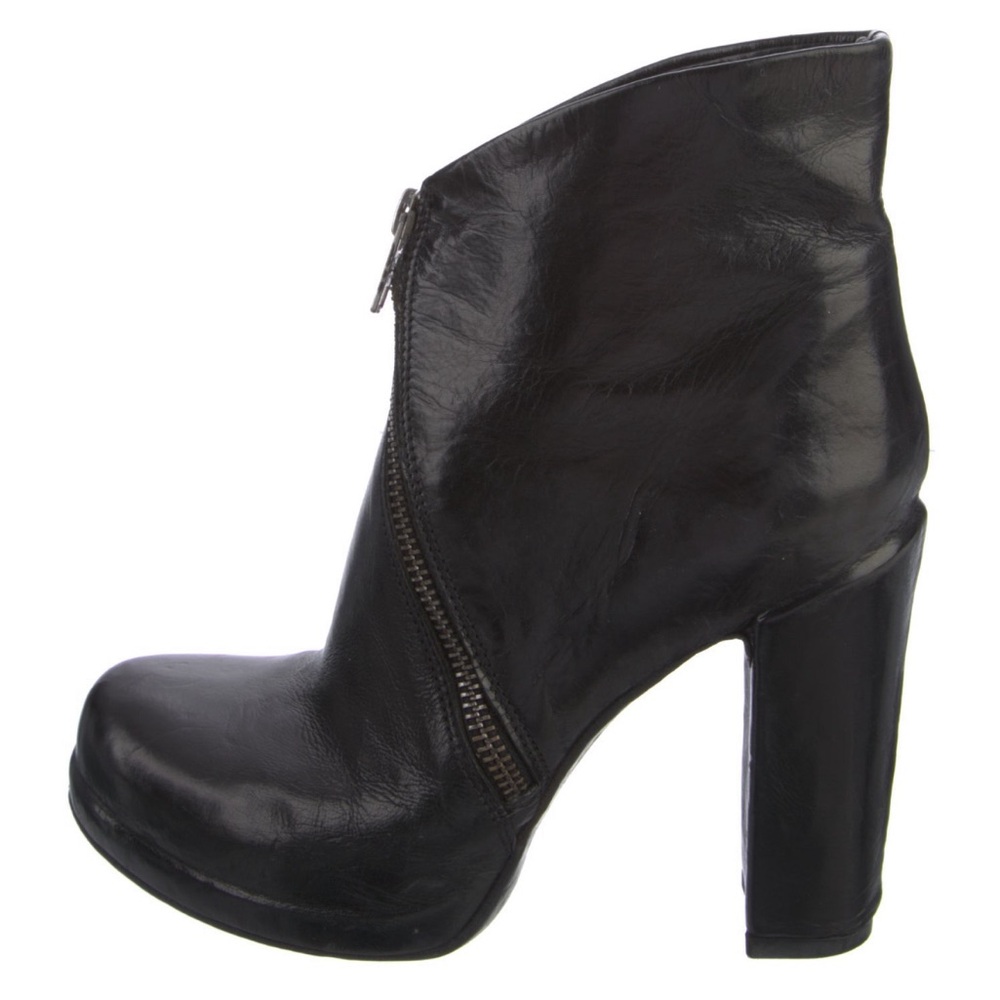 Officine Creative leather platform heeled booties size 7